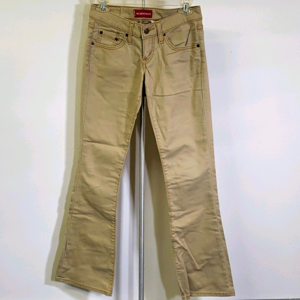 Levi's Super Low Stretch Cotton Pants Flare Women'